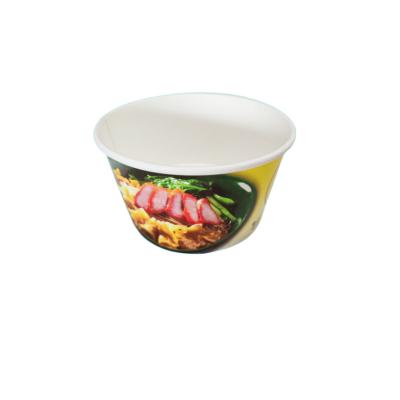 China Hotel Restaurant Home Wedding Party Customized 1150cc Disposable Paper Salad Bowl With Lid Supply Free Paper Salad Bowl for sale