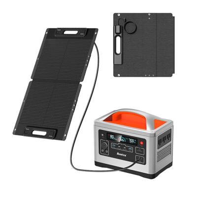 China Portable Power Station/Outdoor//Laptop Foldable Solar Panels/Mobile Phone 18V 60W 3 Phase Power For Laptop for sale