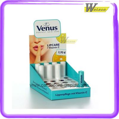 China cardboard lip balm countertop display cardboard lip balm countertop display for sale