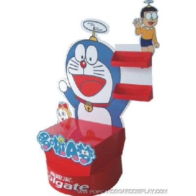 China Doraemon Advertising Pop Cardboard Counter Retail Presentation Box Paper Cardboard for sale