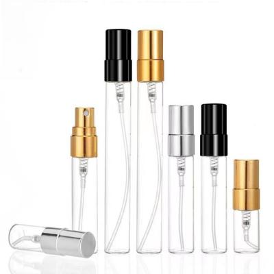 China Eco-friendly cosmetic recycled plastic ACP bottle empty5ml/3ml/1ml perfume spray bottle eco-friendly for sale