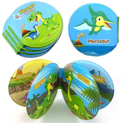 China BPA Free and Non-Toxic Dinosaur World Fun Bath Book Study Toy Books for Babies and Toddlers for sale