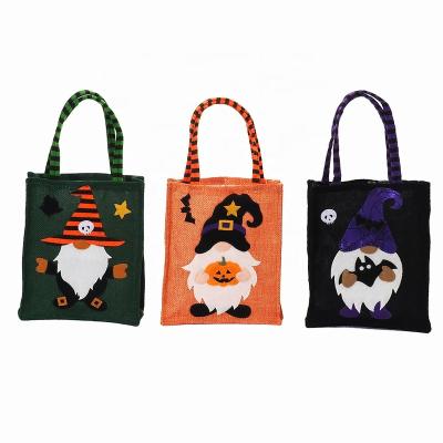 China For Trick Or Treat Candy Gifts Halloween Tote Bag With Reusable Handle For Candy Gifts for sale