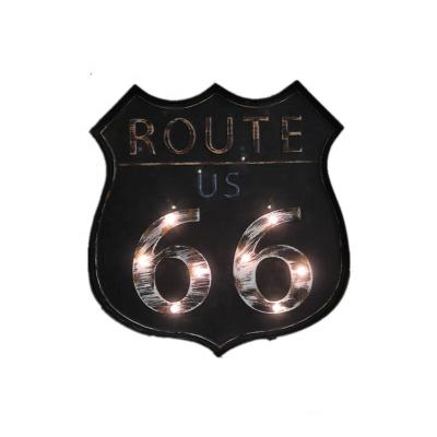 China USA USA Way High Road Tin Sign 66 Inch Home And Garage Wall Decoration 20*21 for sale