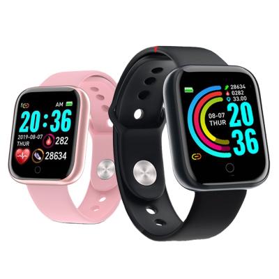 China Dropshipping Wifi Heart Rate Blood Pressure Message Reminder Y68 Wristband Smartwatch D20 Smartwatch For Sports for sale