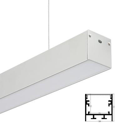 China Transport Tools Original Factory Hoisting Suspension Hanging Aluminum Channel Led Linear Extrusion Profile for sale