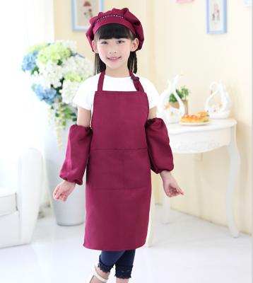 China Wholesale Custom Printed Apron Simple Waterproof Kids Apron For Kid Cooking for sale