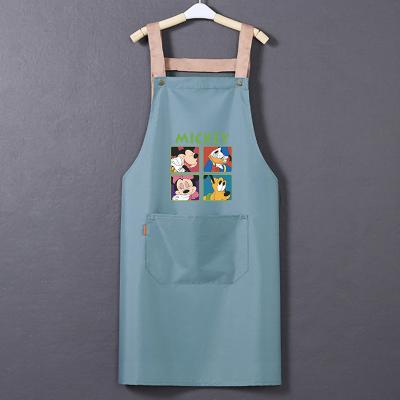 China Plain PVC Kitchen Apron With Pockets Supply Oil Proof Special Serving Aprons for sale