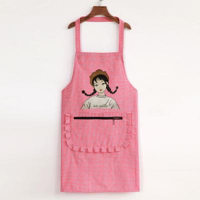 China Simple Custom Logo Wholesale Apron Cooking Apron Cotton Kitchen for sale