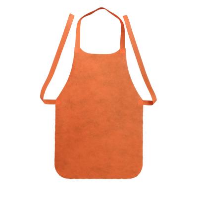 China High Quality Customized Single Logo Antifouling BBQ Apron Disposable Nonwoven Apron for sale