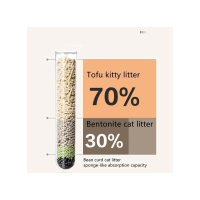 China Hot Sale Cheap Flushable Cat Litter Cat Litter Cat Small Animals Tofu Garbage Deodorizing Tofu for sale