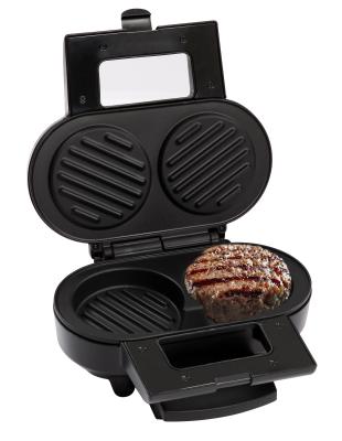 China Household 2 Slices Burger Maker with Oil Drip Tray for sale