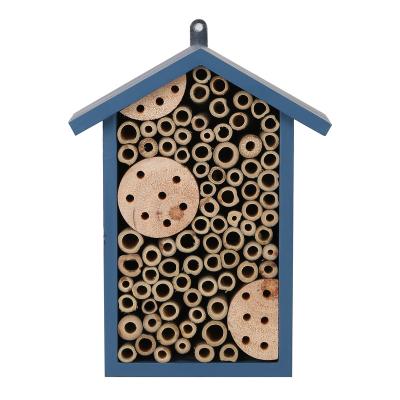 China Sustainable Bee Butterfly Goose Cove Hotels Insect House Bee House For Sale Habitat Multi Wood Ornaments Garden Customized Color 24h Online for sale