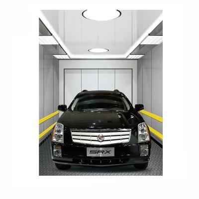 China Traditional Car Garage Lift Car Lift Underground Parking Lift with Opening 3 Side Folding Doors for sale