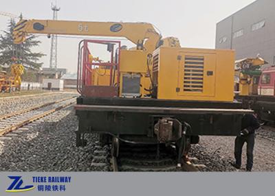 China Carro hidráulico 5T de la entrega de la elevación de Crane Rail Platform Sleeper Rail en venta