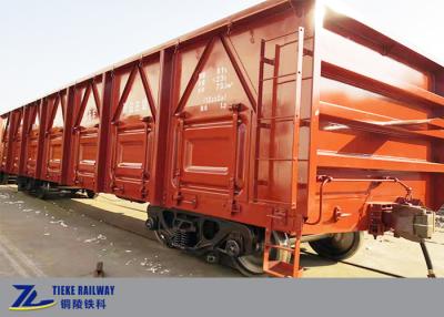 China der Eisenbahn-80km/h Waggon offener Lastwagen-hoher mit Seiten versehener des Lastwagen-60t zu verkaufen