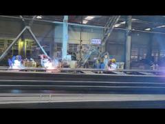 Railway wagons welding workshop China railway wagons producer