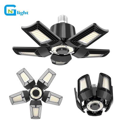 China Hot Selling Deformable Garage Amazon Three Leaf Garage Light LED Home Led Ceiling Garage for sale