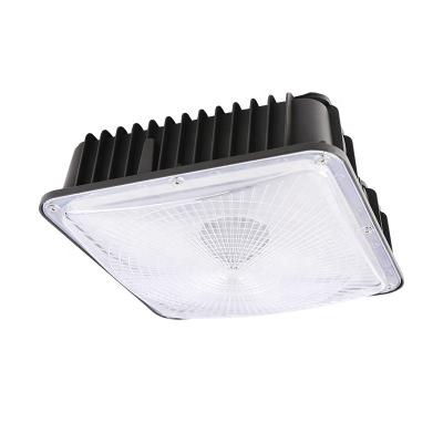 China Warehouse USA Warehouse ETL CETL DLC Approved Gas Station Garage 60w Surface Mounted LED Canopy Light for sale