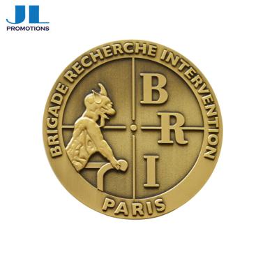 China Custom Cheap 3D Logo Antique Metal Coins Of Europe for sale