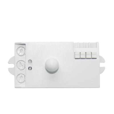 China Light Control Dimmable Microwave Detector For Microwave Light Ceiling Mounted Motion Sensor Switch for sale