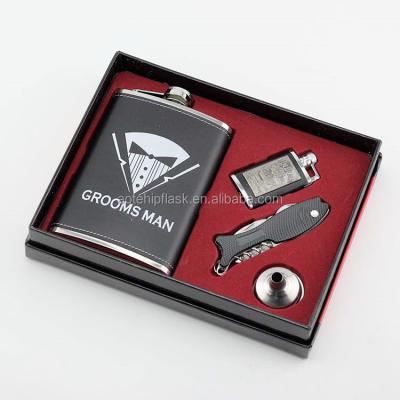 China Gift Groomsmen Gifts Liquor Set Whiskey Bottles for sale