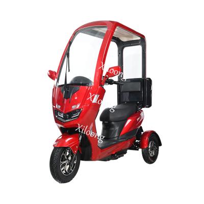 China Factory Customization 72v Trade Electric Scooter Three Wheels Electric Motorcycle With Canopy Luxun for sale