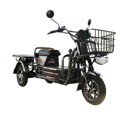 China Unisex Strong Power 1000W Food Delivery Electric Motorcycle With Box Three Big Wheels Electric Scooter for sale