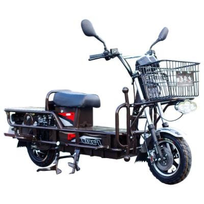 China Unisex Strong Power 1000W Food Delivery Electric Motorcycle With Box Two Big Wheels Electric Scooter for sale