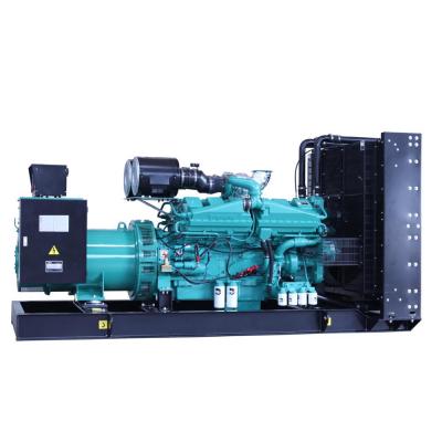 China PRIME POWER 50HZ 900 KVAS 720 KW OPEN TYPE DIESEL GENERATOR WITH CUMMINS ENGINE KTA38-G2A SC1000 for sale