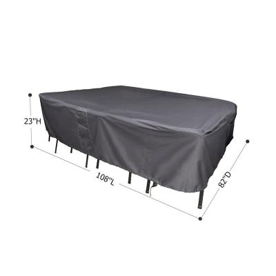 China Heavy Duty Kly Thick Polyester Fabric Oxford Polyester Garden Furniture Cover for sale