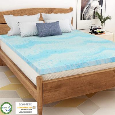 China Healthcare Cooling Custom Single High Density Gel Infused Memory Foam Mattress Topper Base Bed Matress for sale