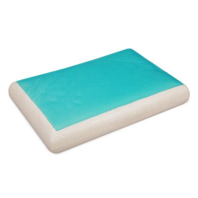 China Anti Dust Mites Chiropractic Polyurethane Sponge Mold Pillow With Cooling Gel Pad for sale