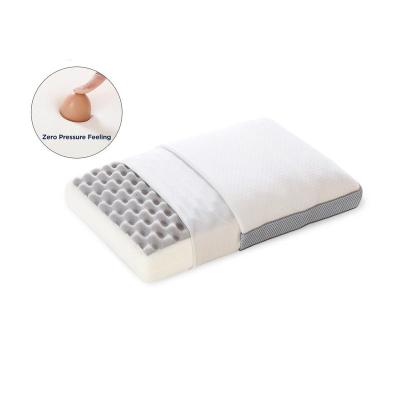 China Multifunctional Custom Memory Health Wave Shaped Cutout Sleep Cutout Bed Foam Neck Pillow Neck Memory Foam Cervical Foam for sale