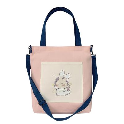 China Others Recommend Autumn Women's Canvas Bag Foldable Polyester Tote Bag Others Japan Style Polyester Shopping Bag Other for sale