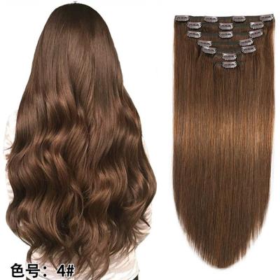 China Directly 100% Human Brazilian Remy Hair Wholesale Invisible Seamless Clip In Hair Extension Hair for sale