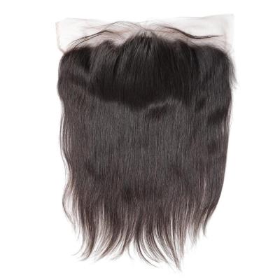 China Premium 100% Virgin Remy Human Hair Straight Human Hair 100% Free Part Hair Piece 13x4 Lace Frontal Closure for sale