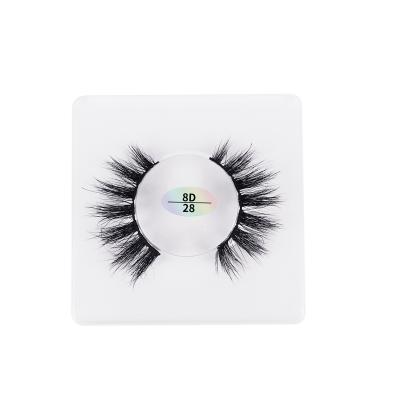 China Wholesale free sample luxury beauty easy use mink lashes bulk 8d mink eyelashes seller mink silk eyelash long for sale