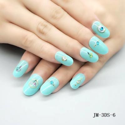 China Easy Use 3D Nail Sticker Decals Laser Multi-design DIY Professional Nail Stickers Art Decoration for sale