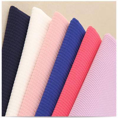 China FDY Blend DTY Spandex Crimp Fabric Anti-Static Bubble Fabric For Lady Dress Garment for sale