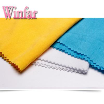 China Anti-Static Single Jersey Solid Dye Knitting Polyurethane Coated Polyester Spandex Fabric for sale