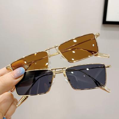 China New Arrival Fashionable And Durable Movie Star Even Styles Sunglasses High Quality Colored Metal Men Women Sun Glasses 2021 for sale