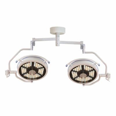 China Long Life Lighting Cheap BT-LED500500B Hospital Ceiling Mounted Double Head Led Lamp Operation Shadowless Running Medical Theater Light for sale