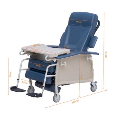 China BT-CN020 metal hospital medical comfortable sofa adjustable reclining chairs for the elderly for sale