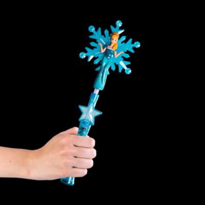 China Party Decoration LED Snowflake Multicolor Frozen Magic Wand, Fairy Magic Wand, Princess Wand Star Wand LED Light Magic Wand Glow Flashing Magic Wand for sale