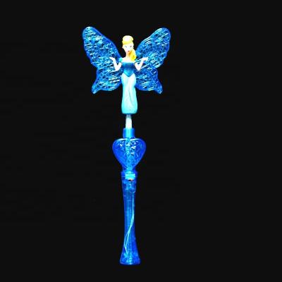 China ABS LED Light Up Mermaid Spinner Magic Wand Turning Toy Princess Costume Accessories Glow Toy for Kid Girl for Halloween Dress Up Cosplay for sale