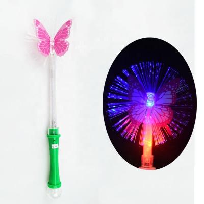 China ABS LED Butterfly Multicolor Magic Wand, Fairy Magic Wand, Princess Wand Blink Wand LED Light Magic Wand Glow Wand Flashing Magic Wand for sale