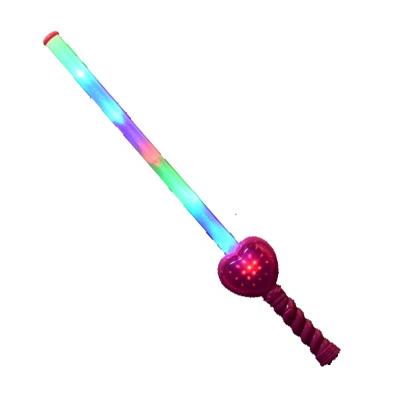 China HOT SALE ABS Novelty Plastic Star Fairy Magic Wand Led Lights,Princess Fairy Stick,Star Cheering Star Led Glow Magic Wand With Magic Ball for sale