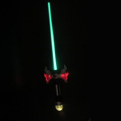 China Funny Flashing Light Up Laser Sword Toy LED Plastic Flashing Sword Lightsaber Led Decorative Long Sword For Party And Events for sale