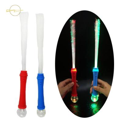 China Hot Sale Plastic Flashing Light Fiber Optic Wand for sale